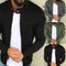 Cardigan de Punto con Costuras Decorativas
