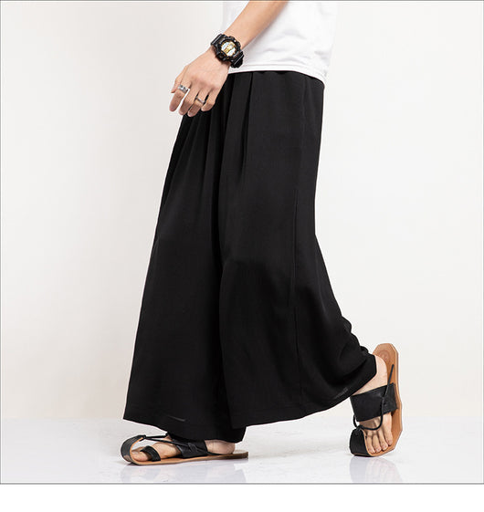 Pantalones Casuales Rectos Holgados Inspirados en Estilo Asiático - Image 17