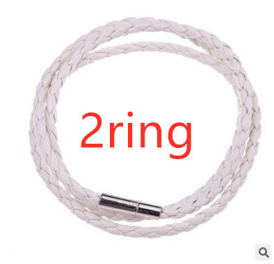 Pulsera de Cuero Trenzado Personalizada para Hombre con Nombre y Acero Inoxidable - Image 54
