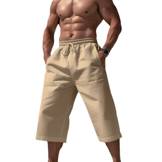 Pantalones Capri Casuales Transpirables para Hombre - Image 5