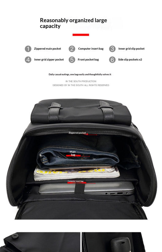 Mochila para Laptop de Gran Capacidad - Viajes y Negocios - Image 12