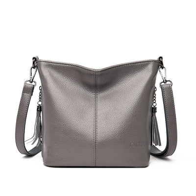 Bolso Bandolera Mujer de Gran Capacidad con Detalles de Borlas - Image 12