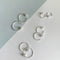 Aretes de Plata 999 Estilo Minimalista - Pendientes Elegantes para Mujer