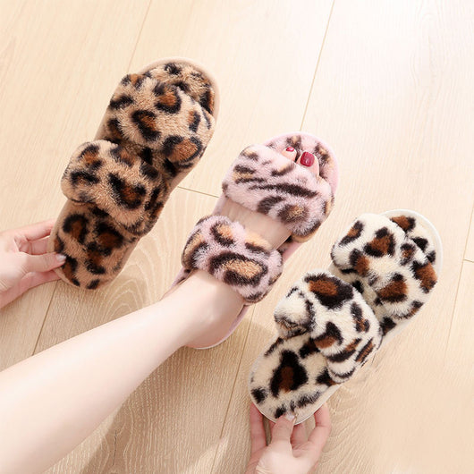 Pantuflas de Ante Estampado Leopardo para Interior y Exterior - Image 7
