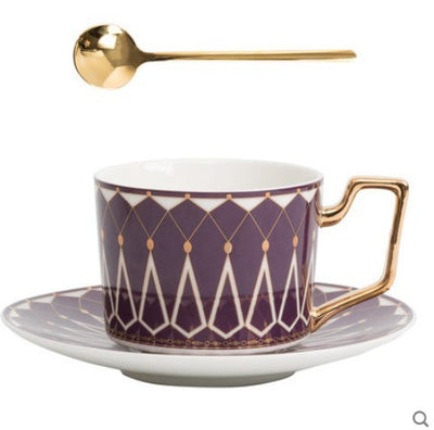 Set de Taza de Té Negro Aromático de Lujo para la Tarde - Image 6