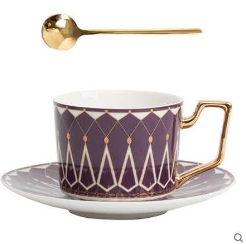 Set de Taza de Té Negro Aromático de Lujo para la Tarde - Image 6