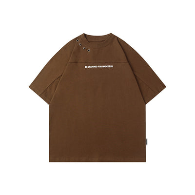 Camiseta Retro Americana Clásica Escote Pequeño Manga Corta - Image 8