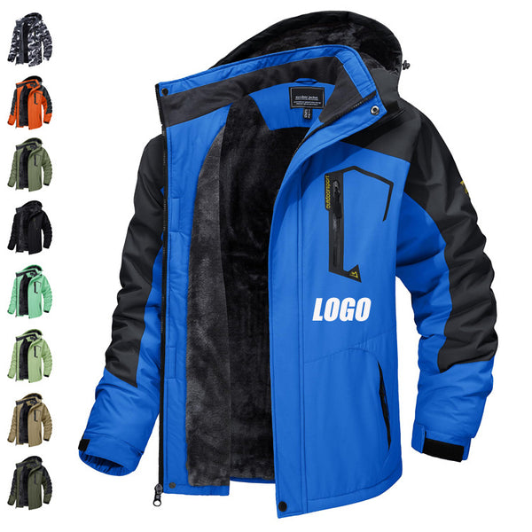 Chaqueta Térmica Impermeable para Hombre - Abrigo Grueso Invierno y Otoño