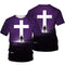 Men's 3D Print Short-Sleeve Urban Style T-Shirt