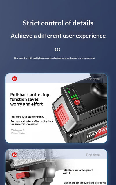 Máquina Enhebrador de Cable Automática Brushless con Batería de Litio para Electricistas - Image 22