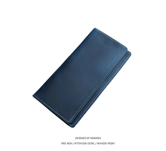 Billetera de Cuero Retro Slim para Hombre - Image 5