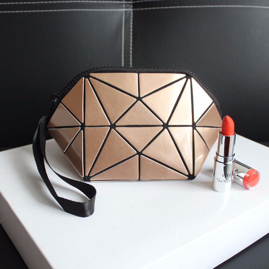 Neceser Cosmético Semicircular con Diseño Artístico - Image 10