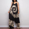 Jumpsuit Ancho con Estampado Tie-Dye y Cintura Ajustable
