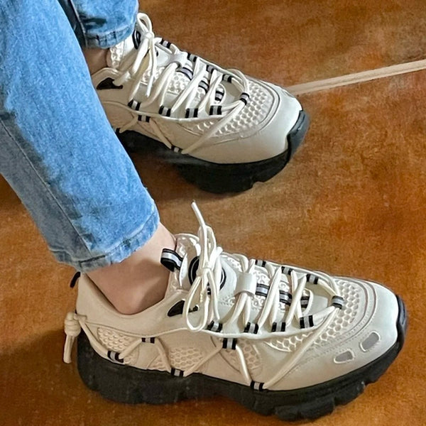 Zapatillas Blancas Deportivas Transpirables para Mujer