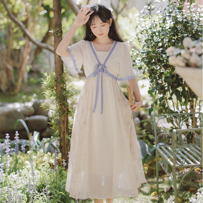 Vestido Hanfu Hada del Bosque para Mujer - Diseño Fairy Elegante - Image 8