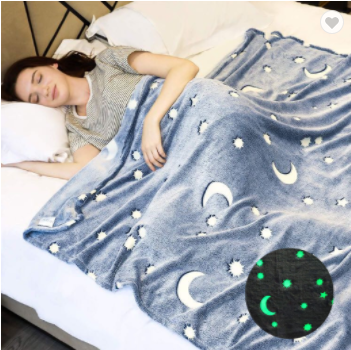 Manta Luminiscente de Lana y Poliéster que Brilla en la Oscuridad - Image 11