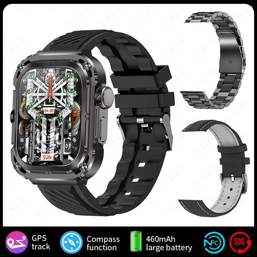 Reloj Inteligente Deportivo de Pantalla Grande con Monitor de Salud - Image 4