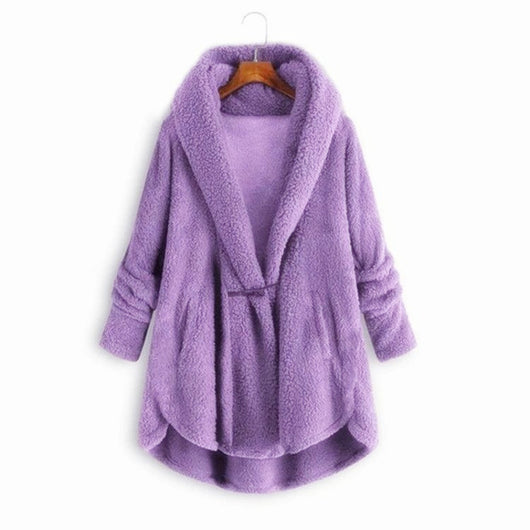 Chaqueta Casual con Capucha y Botones de Cuerno - Abrigo de Felpa Premium - Image 8