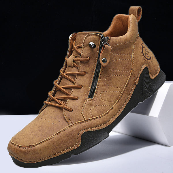Zapatos Deportivos de Cuero para Hombre Talla Grande