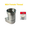 M 24 Rosca Fina Interior Plateado
