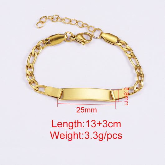 Pulseras y Anillos Infantiles Acero Inoxidable Estilo Europeo - Image 8
