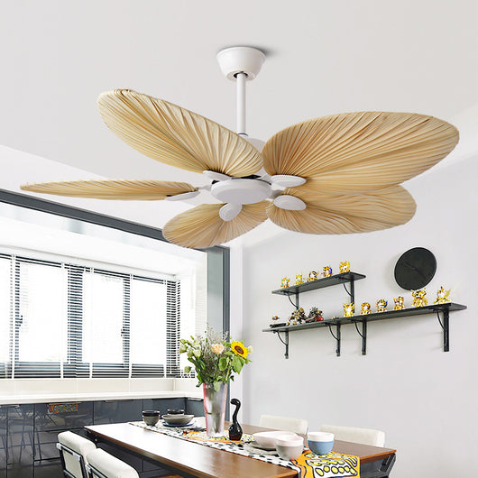 Ventilador de Techo Kwai Leaf Light con Diseño Tradicional - Image 9