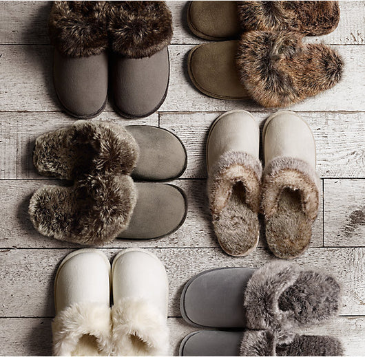 Pantuflas de Pareja en Lana con Suela Antideslizante - Image 12