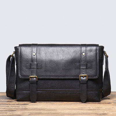 Bolsa de Cuero Vintage para Hombre - Gran Capacidad - Image 4