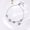 Pulsera Copo de Nieve Mujer Plata 925 con Diamantes
