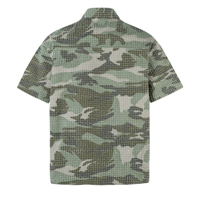 Camisa Retro Camuflaje Americana Manga Corta para Hombre - Image 2