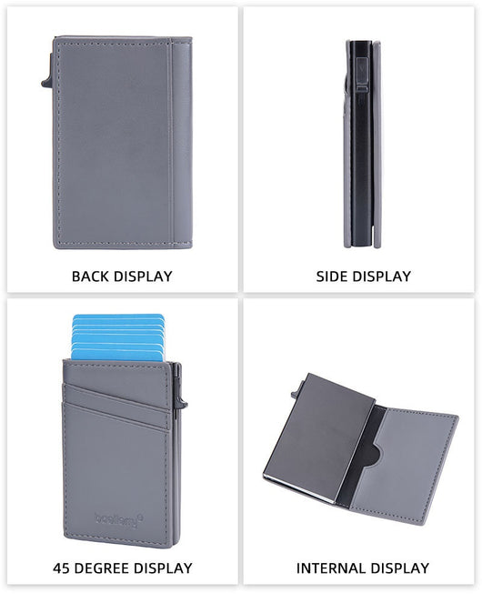 Cartera Minimalista de Aluminio con Sistema de Extracción Lateral para Hombre - Image 13