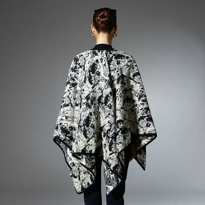 Chal Jacquard de Pelo Artificial Tipo Visón con Pintura China - Primavera, Otoño e Invierno - Image 3