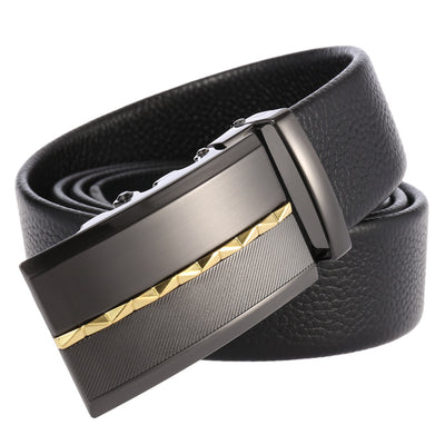 Cinturón de Cuero para Hombre con Hebilla Automática - Image 27