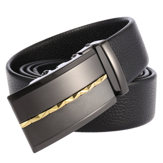 Cinturón de Cuero para Hombre con Hebilla Automática - Image 27
