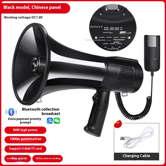 Altavoz Portátil de Alta Potencia con Grabación y Carga - Image 9
