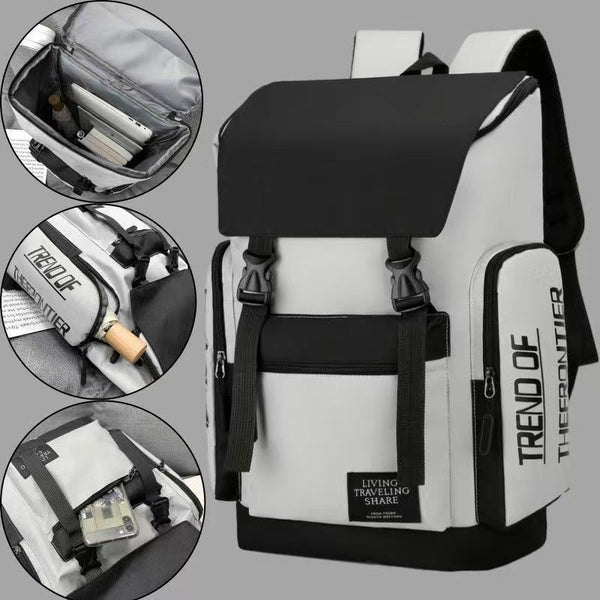 Mochila Universitaria de Gran Capacidad con Compartimento para Laptop