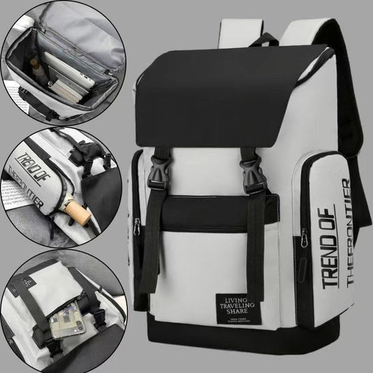 Mochila Universitaria de Gran Capacidad con Compartimento para Laptop