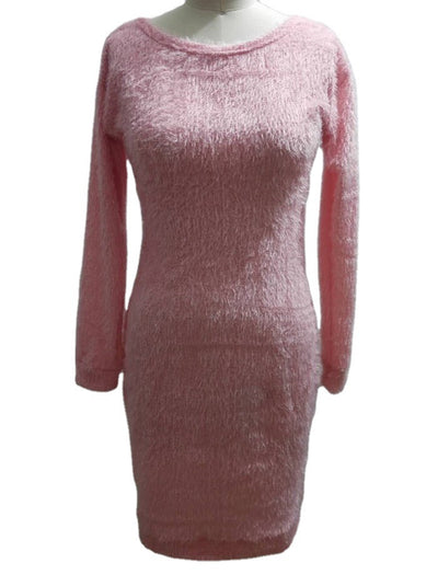 Vestido Largo Elegante de Manga Larga con Cintura Ajustada - Image 9