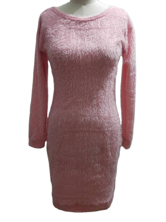 Vestido Largo Elegante de Manga Larga con Cintura Ajustada - Image 9