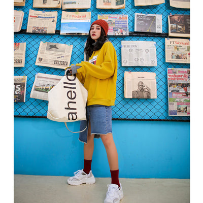 Suéter Acolchado de Terciopelo con Estampado Cartoon para Mujer - Image 3