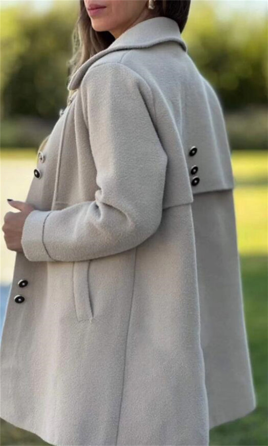 Abrigo de Lana con Forro Polar para Otoño e Invierno - Image 10