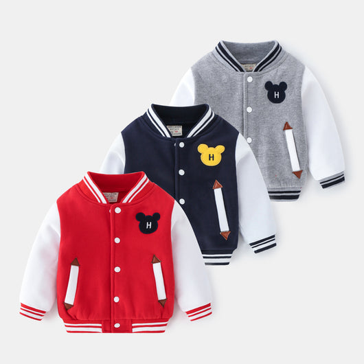 Suéter Infantil de Manga Larga Casual Confortable
