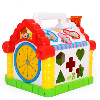 Mesa de Juegos Interactiva Infantil con Bloques y Puzzles - Image 4
