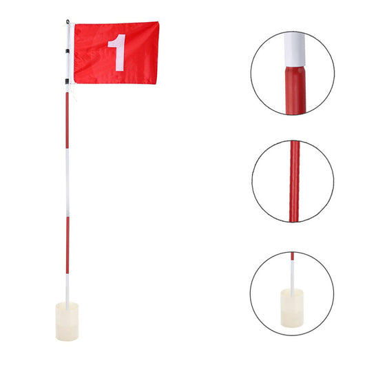 Asta Bandera de Golf Telescópica Tres Secciones - Image 3