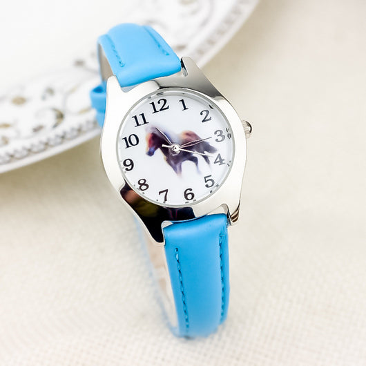 Reloj Infantil de Cuero con Diseño de Caricaturas - Image 5
