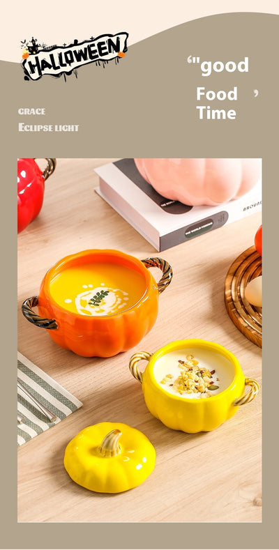 Sopera de Cerámica Decorativa Calabaza con Tapa - Image 28