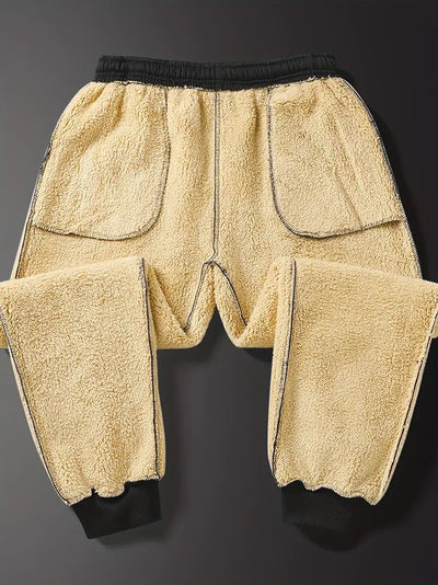 Pantalones Jogger de Invierno para Hombre con Forro Polar y Cintura Ajustable - Image 15