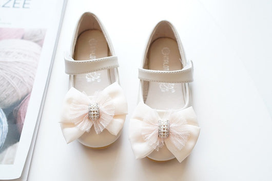Zapatos Infantiles Princesa con Strass y Flores para Niña - Image 13