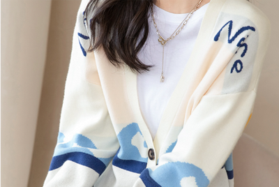 Cardigan Tejido Estampado para Mujer - Colección Otoño - Image 7