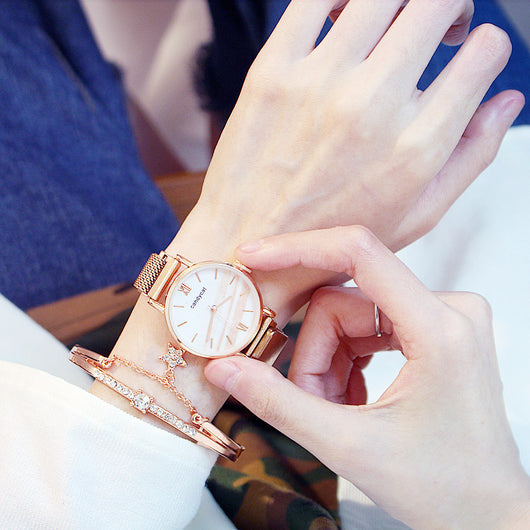 Reloj de Moda Retro con Diseño de Mármol para Mujer - Image 20